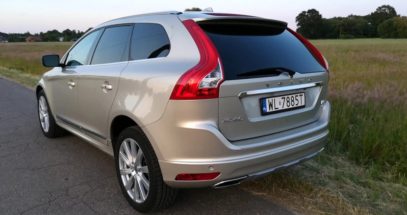 Volvo XC 60 cena 87700 przebieg: 74475, rok produkcji 2017 z Legionowo małe 172